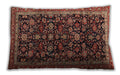 Traditional Classic Rectangular Orange Brown Lumbar Throw Pillow, 13 inch by 19 inch, lbtr3687