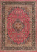 Machine Washable Traditional Light Copper Gold Rug, wshtr3688