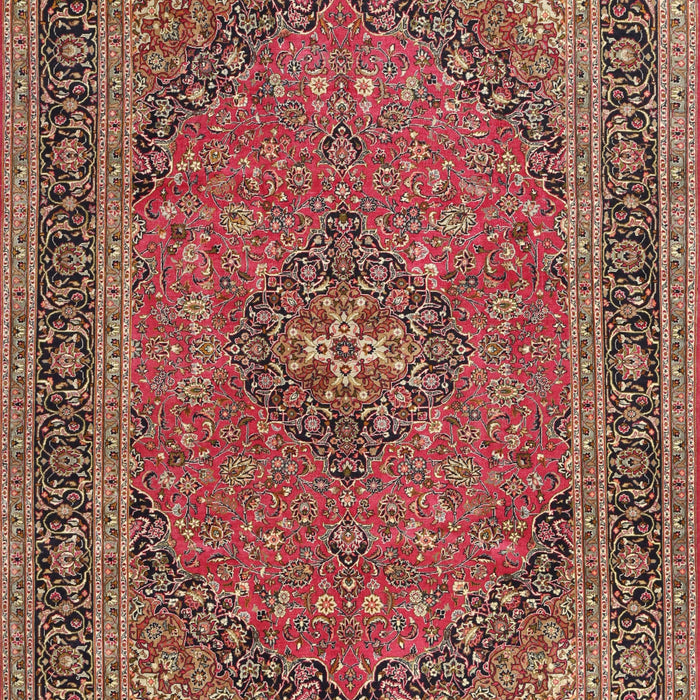 Traditional Light Copper Gold Medallion Rug, tr3688