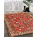 Machine Washable Traditional Red Rug in a Family Room, wshtr3689