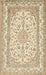 Machine Washable Traditional Khaki Gold Rug, wshtr368