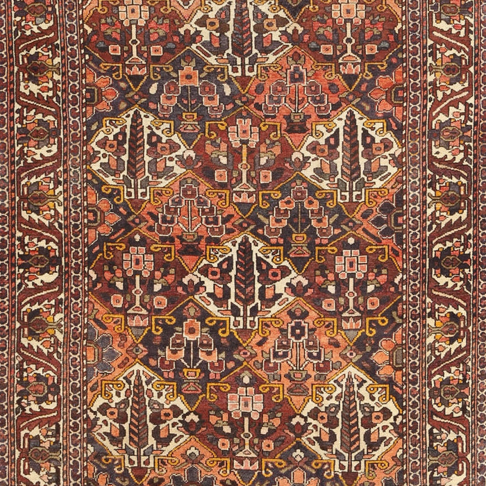 Traditional Saffron Red Persian Rug, tr3691