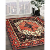 Traditional Rust Pink Persian Rug, tr3692