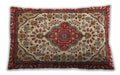Traditional Classic Rectangular Red Lumbar Throw Pillow, 13 inch by 19 inch, lbtr3693