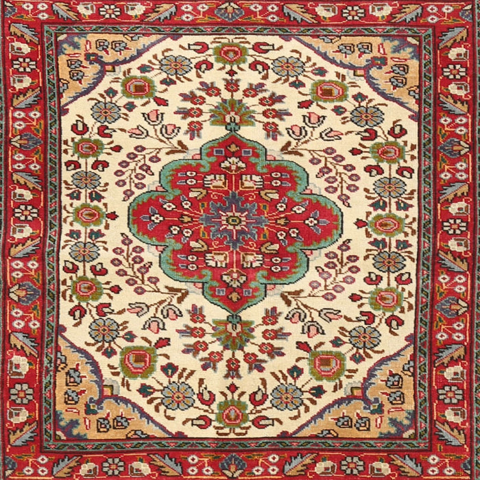 Square Traditional Red Persian Rug, tr3693