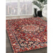 Machine Washable Traditional Tomato Red Rug in a Family Room, wshtr3695