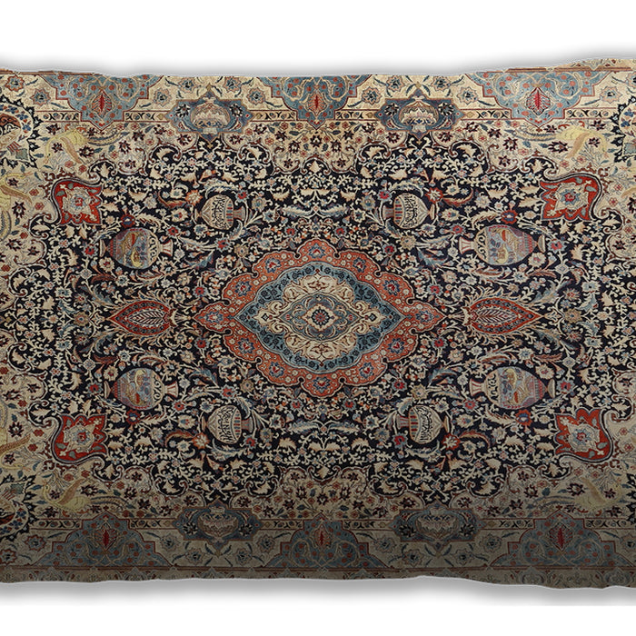 Traditional Classic Rectangular Sepia Brown Lumbar Throw Pillow, 13 inch by 19 inch, lbtr3696
