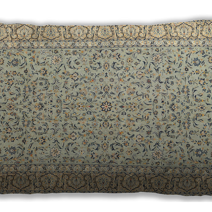 Traditional Classic Rectangular Khaki Green Lumbar Throw Pillow, 13 inch by 19 inch, lbtr3697