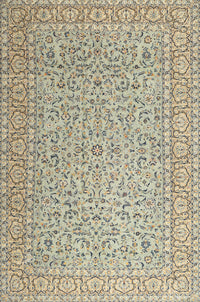 Machine Washable Traditional Khaki Green Rug, wshtr3697