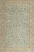 Machine Washable Traditional Khaki Green Rug, wshtr3697