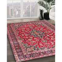 Traditional Light Copper Gold Persian Rug, tr3698