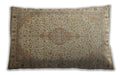 Traditional Classic Rectangular Brown Lumbar Throw Pillow, 13 inch by 19 inch, lbtr369