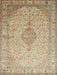 Traditional Brown Medallion Rug, tr369