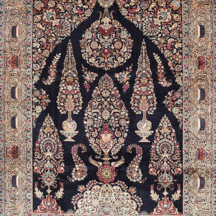 Machine Washable Traditional Light French Beige Brown Rug, wshtr36