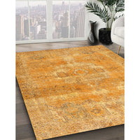 Traditional Orange Persian Rug, tr3700