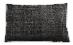 Traditional Classic Rectangular Cloudy Gray Lumbar Throw Pillow, 13 inch by 19 inch, lbtr3701