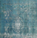 Traditional Greenish Blue Green Persian Rug, tr3703