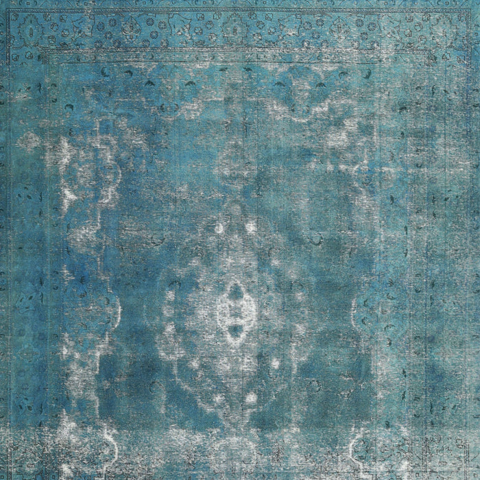 Machine Washable Traditional Greenish Blue Green Rug, wshtr3703