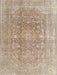 Machine Washable Traditional Dark Almond Brown Rug, wshtr3704