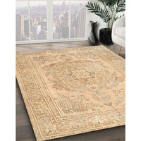 Traditional Sand Brown Persian Rug, tr3706