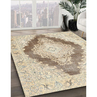 Traditional Golden Blonde Gold Persian Rug, tr3707