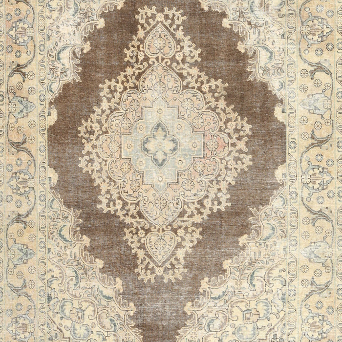 Traditional Golden Blonde Gold Persian Rug, tr3707