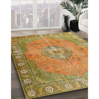 Traditional Gold Persian Rug, tr3708