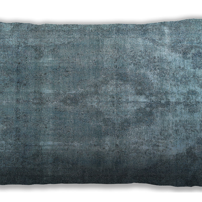 Traditional Classic Rectangular Blue Lumbar Throw Pillow, 13 inch by 19 inch, lbtr3709