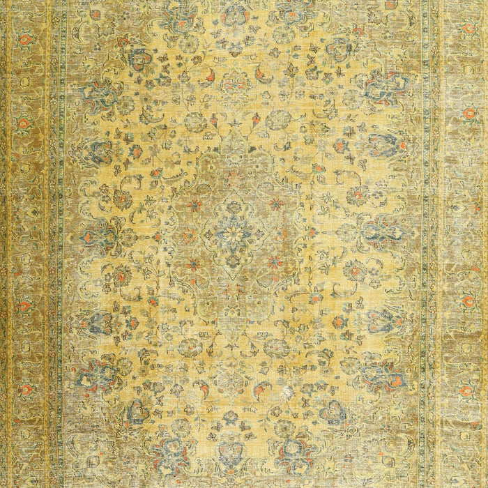 Traditional Caramel Brown Persian Rug, tr3710