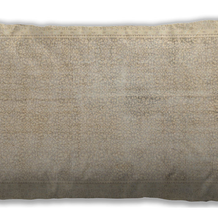 Traditional Classic Rectangular Brown Lumbar Throw Pillow, 13 inch by 19 inch, lbtr3712