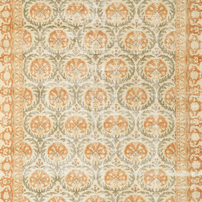 Traditional Brown Gold Persian Rug, tr3714