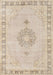 Machine Washable Traditional Light French Beige Brown Rug, wshtr3716