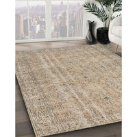 Traditional Dark Almond Brown Persian Rug, tr3717