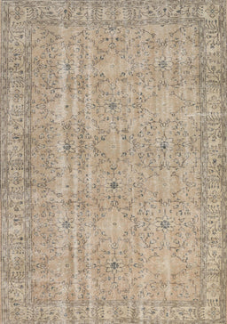 Machine Washable Traditional Dark Almond Brown Rug, wshtr3717