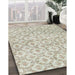 Machine Washable Traditional White Gold Rug in a Family Room, wshtr3722