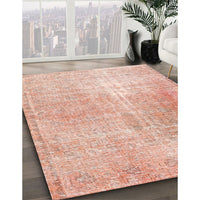 Traditional Deep Peach Orange Persian Rug, tr3723