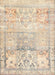 Machine Washable Traditional Gold Rug, wshtr3725