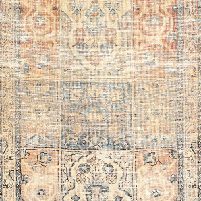 Traditional Golden Blonde Gold Persian Rug, tr3725