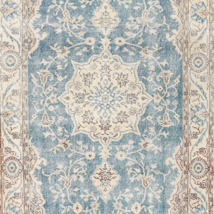 Traditional Gunmetal Gray Medallion Rug, tr3730