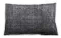 Traditional Classic Rectangular Silver Gray Lumbar Throw Pillow, 13 inch by 19 inch, lbtr3733