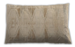 Traditional Classic Rectangular Brown Sugar Brown Lumbar Throw Pillow, 13 inch by 19 inch, lbtr3738