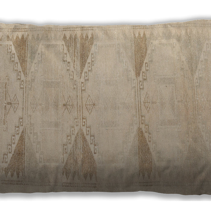 Traditional Classic Rectangular Brown Sugar Brown Lumbar Throw Pillow, 13 inch by 19 inch, lbtr3738
