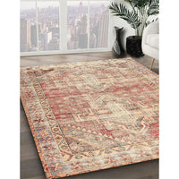 Traditional Rust Pink Persian Rug, tr3742