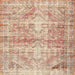 Square Traditional Rust Pink Persian Rug, tr3742