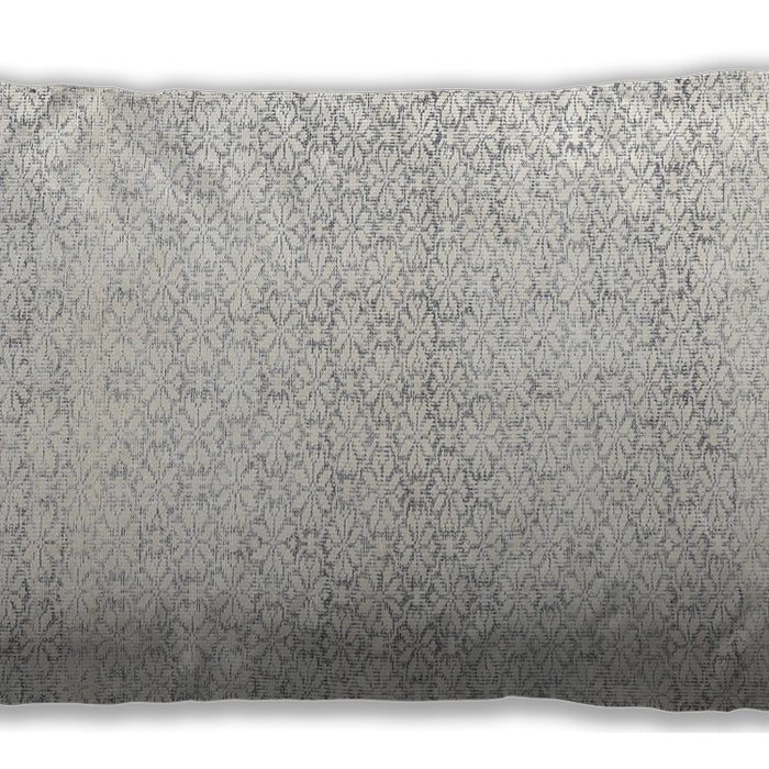 Traditional Classic Rectangular Off White Beige Lumbar Throw Pillow, 13 inch by 19 inch, lbtr3744