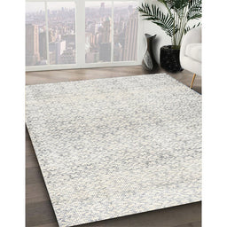 Traditional Off White Beige Persian Rug in Family Room, tr3744