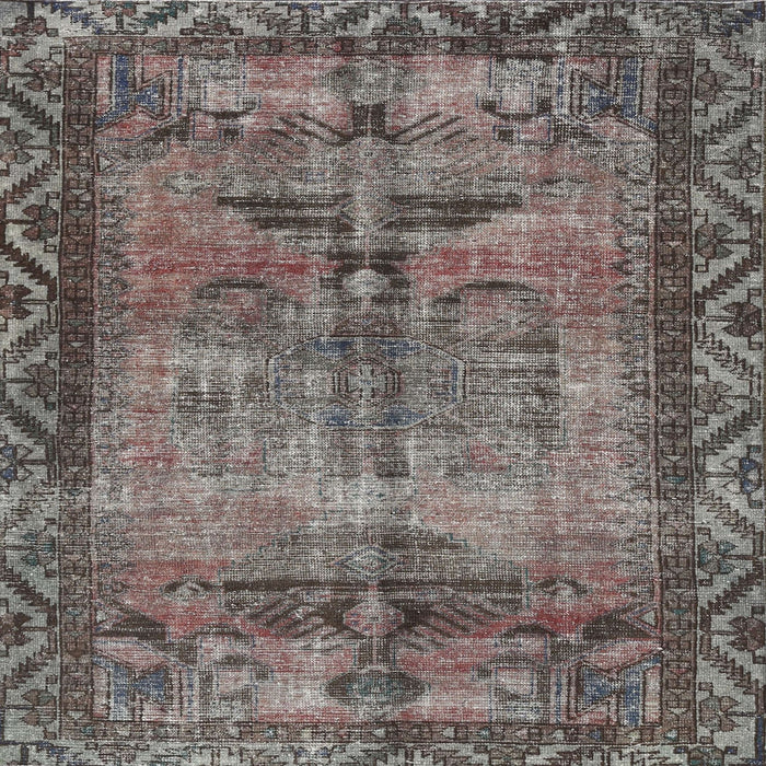 Square Traditional Pink Persian Rug, tr3745
