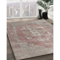 Traditional Sage Green Persian Rug, tr3749