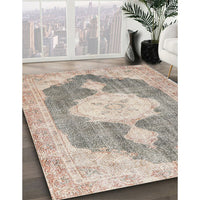 Traditional Dark Almond Brown Persian Rug, tr3750
