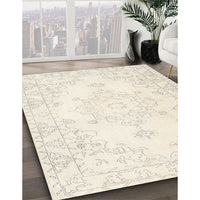 Traditional Blanched Almond Beige Persian Rug, tr3753